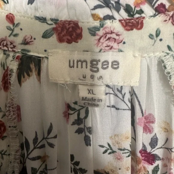 Umgee Multicolor Flowy Floral Dress Size XL - Picture 5 of 7